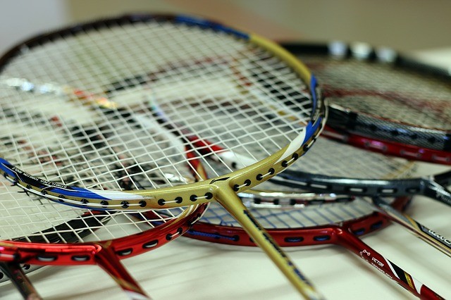 raquetas de badminton usados